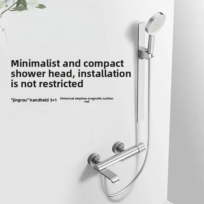 Hot Selling No Ceiling Shower Set Handheld Split Bath Unit Compact Small Bathrooms Us Europe Shower Head and Handle Set