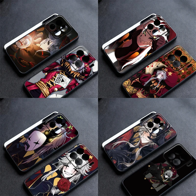Dark T-The F-Freak Circus Pierrot Phone Case For Redmi Note 14 13 15 Pro Plus 12 TURBO 12S 11 Pro 11S 10 Pro Max 9 9S Cover TPU
