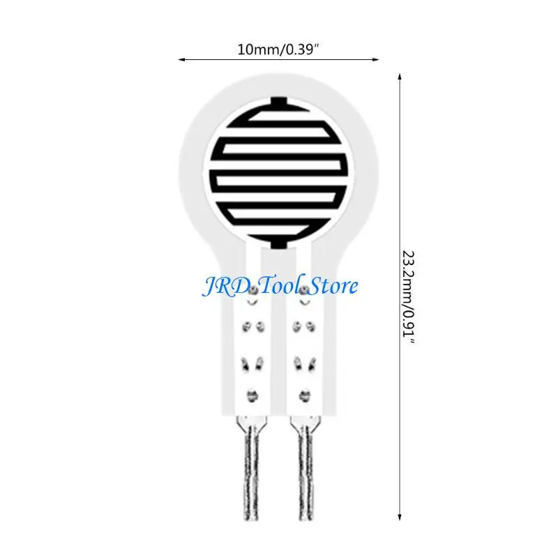 A2UD Film Piezoelektrik Fleksibel Kekuatan Mikro Memicu Transduser Tekanan PVDF