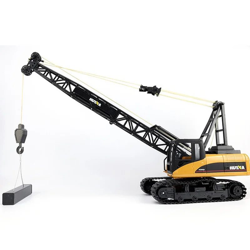 

US Stock HUINA 1572 1/14 RC Crane Truck 15CH Construction Excavator Tower Model Car Toy for Kids and Collectors TH18055-SMT11