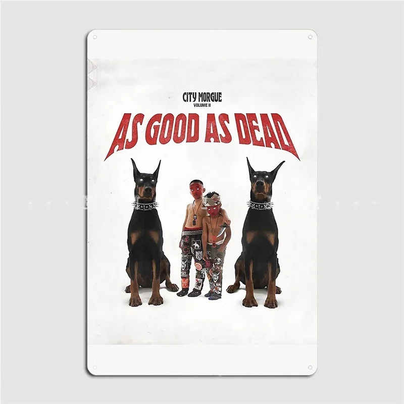 Oneci New City As Good As Dead American Tour 2020 Metal Plaque Poster Wall Pub Home Garage Decoration Tin Sign Poster