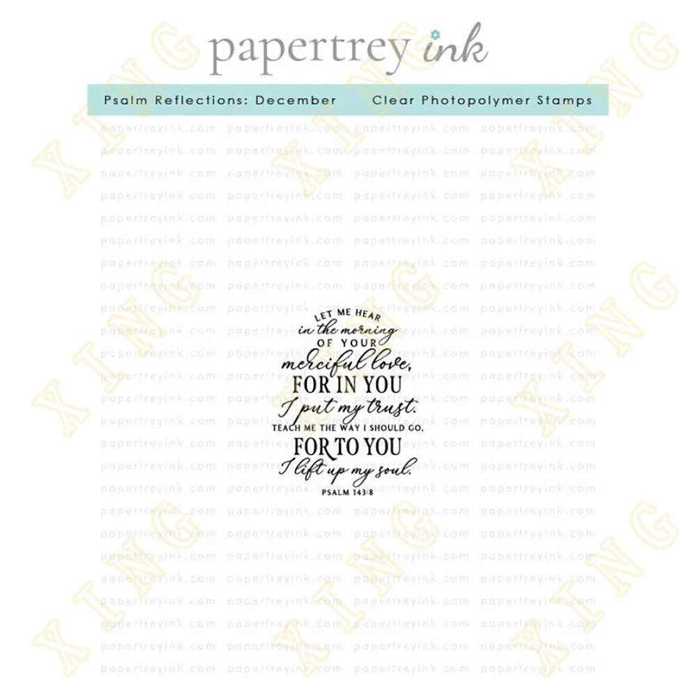 Psalm Reflections: December Mini Stamp Silicone Stamps Scrapbook Diary Decoration Embossing Template Diy Greeting Card Handmade