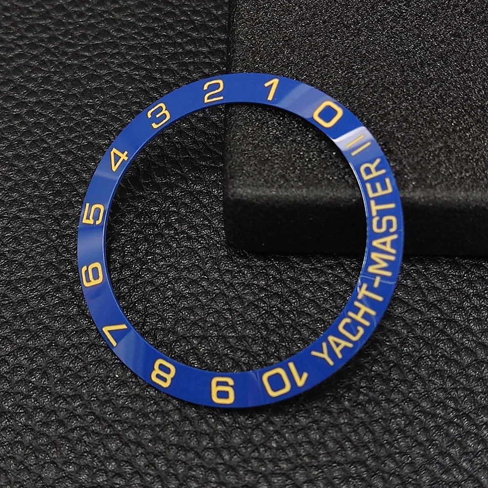 38mm/40mm/42mm Watch bezel  Blue Sloping Ceramic Watch bezel Insert  Replacement Part Accessories