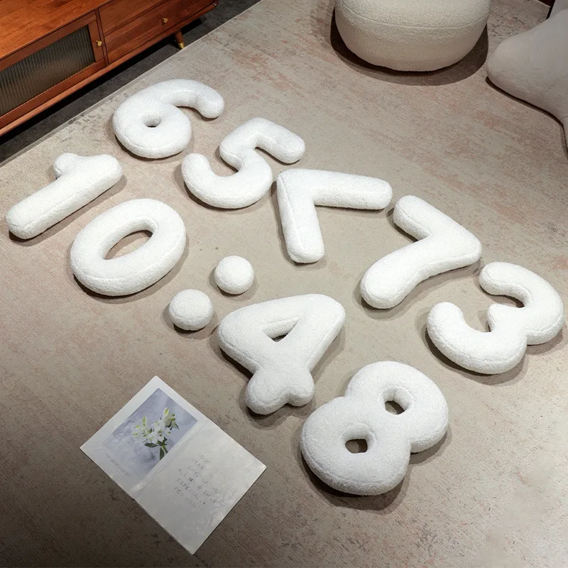 

Головоломка с арабскими цифрами, мягкие игрушки, цифровые подушки, подушки, памятный день, реквизит для фотосъемки, подарки на день рождения