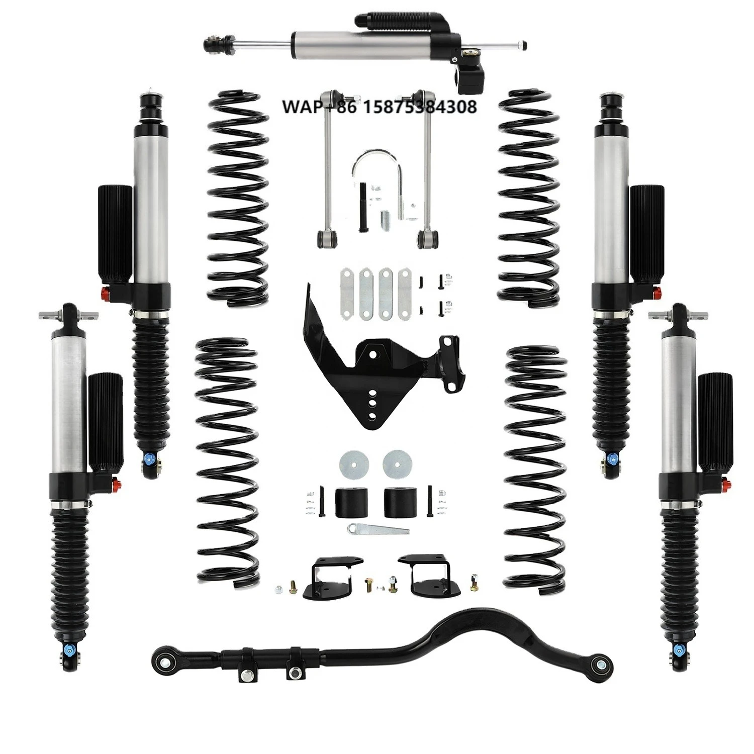

TY760602 for Jeep Wrangler JK 2007-2018 Best Quality 2.5"Lift Kits 4X4 Shock Absorbers Lift Suspension Kit