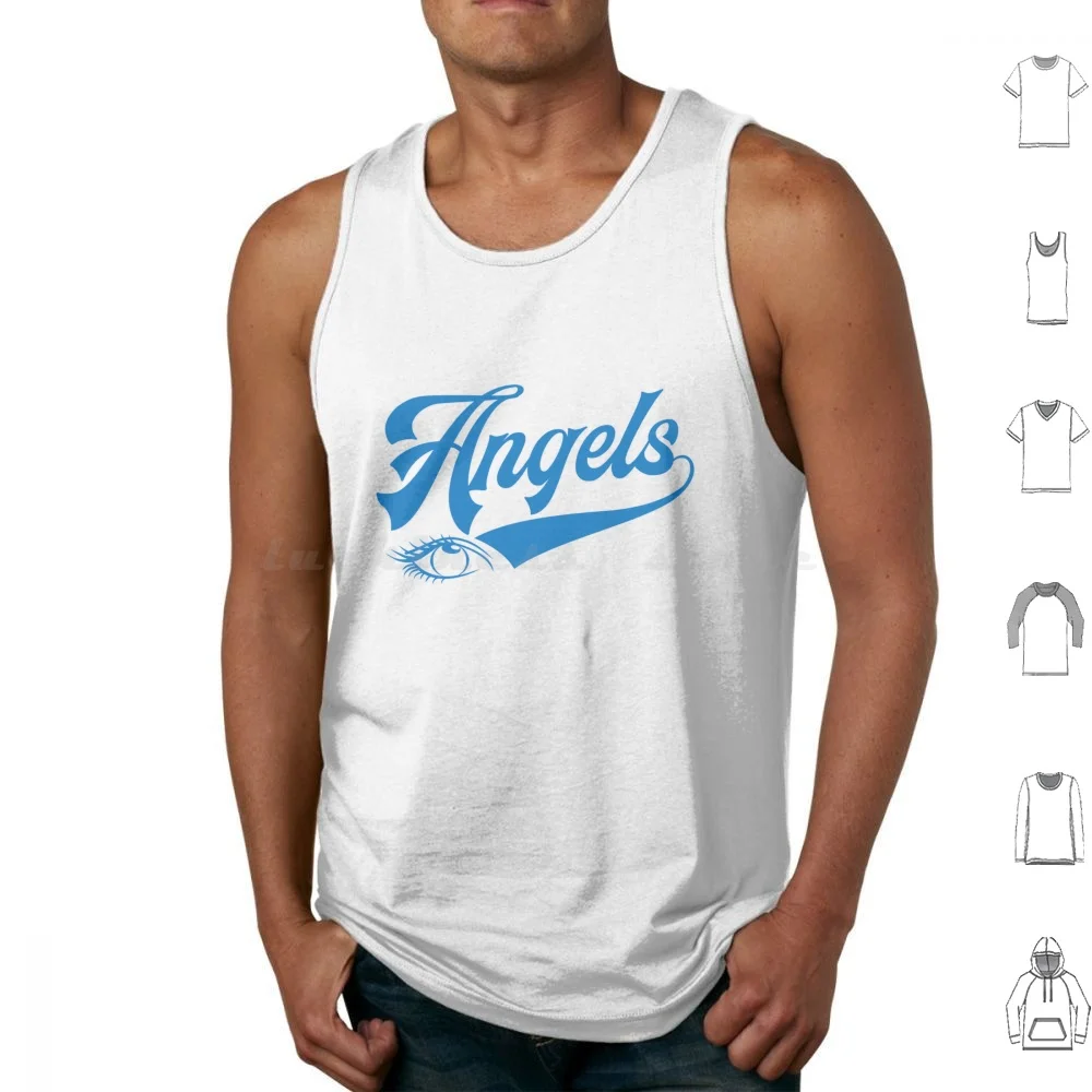 Cruel Summer-Angels Roll Their Eyes Baseball-Tank Tops Print Cotton Cruel Summer Design Devils Roll The Dice Angels Roll