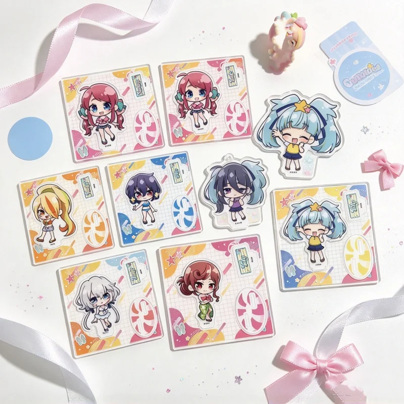 Acrylic Stand Figure Keychain Anime Zombie Land Saga: Yumeginga Paradise 10CM Kotaro Tatsumi/Sakura Minamoto Desktop Ornament