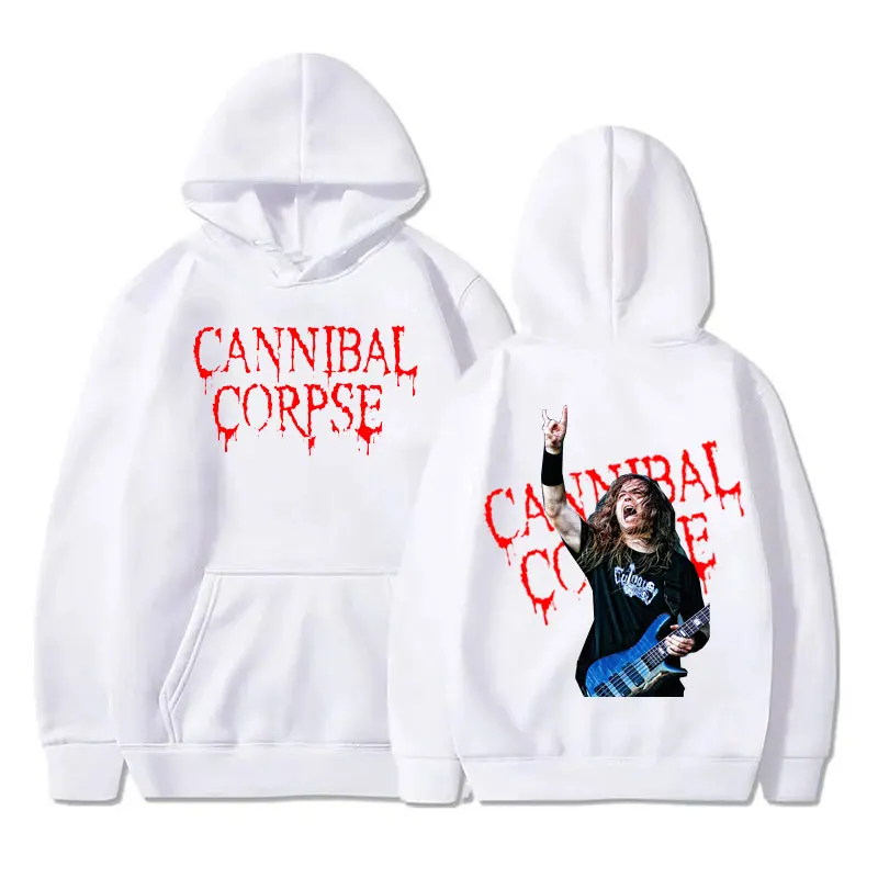 CANNIBAL CORPSE Singer Hoodies Fashion Metal Rock Aesthetic Autumn Printed Sweatshirt Gothic Top Harajuku Casual Unisex Clothing