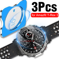 1/2/3PCS Premium Tempered Glass For Amazfit T-Rex 3 Easy Install Screen Protector for Amazfit T-Rex3 Smartwatch Protective Film