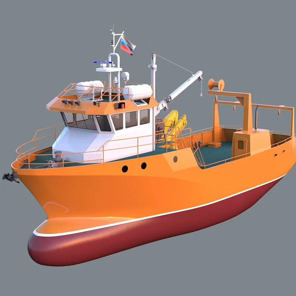 

RC Ships 60cm Simulated Remote Control Fishing Boat Meticulously Crafted 3D Printed RC Schiffe Model Kit Ship Toy