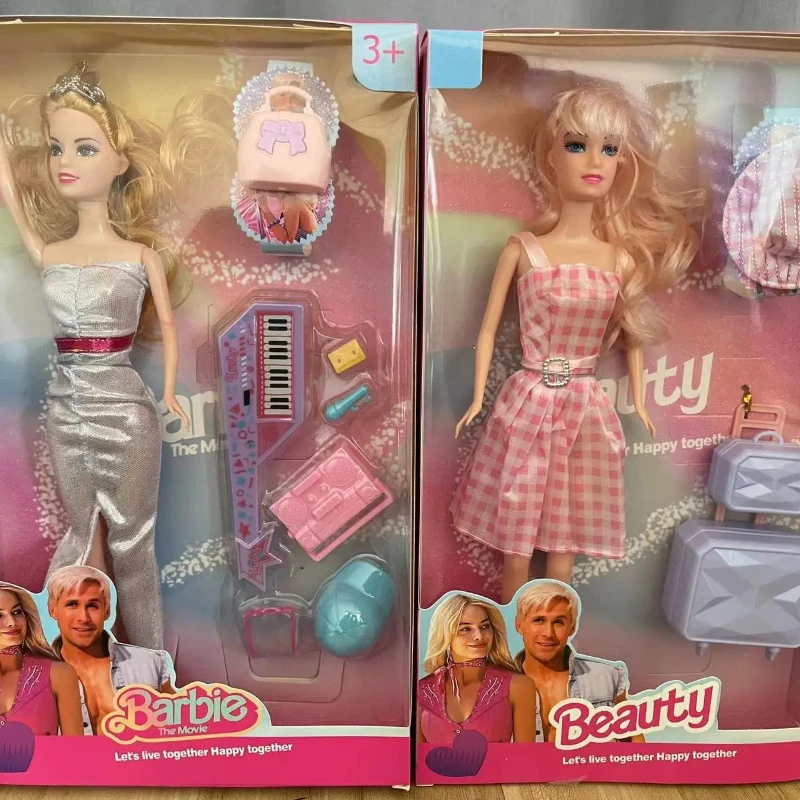 

Cartoon Doll Mermaid Skirt Multi-layer Mesh Dress Princess Cute Doll Girl Holiday Birthday Gift Toy