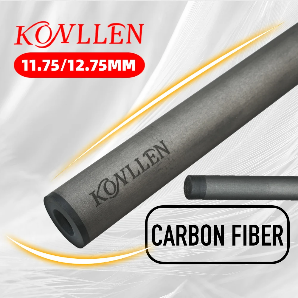 

KONLLEN Carbon Fiber Shaft 11.75mm/12.75mm Tip 3/8*8 Radial Pin Joint Technology Low Deflection Billiard Cue Stick Shaft