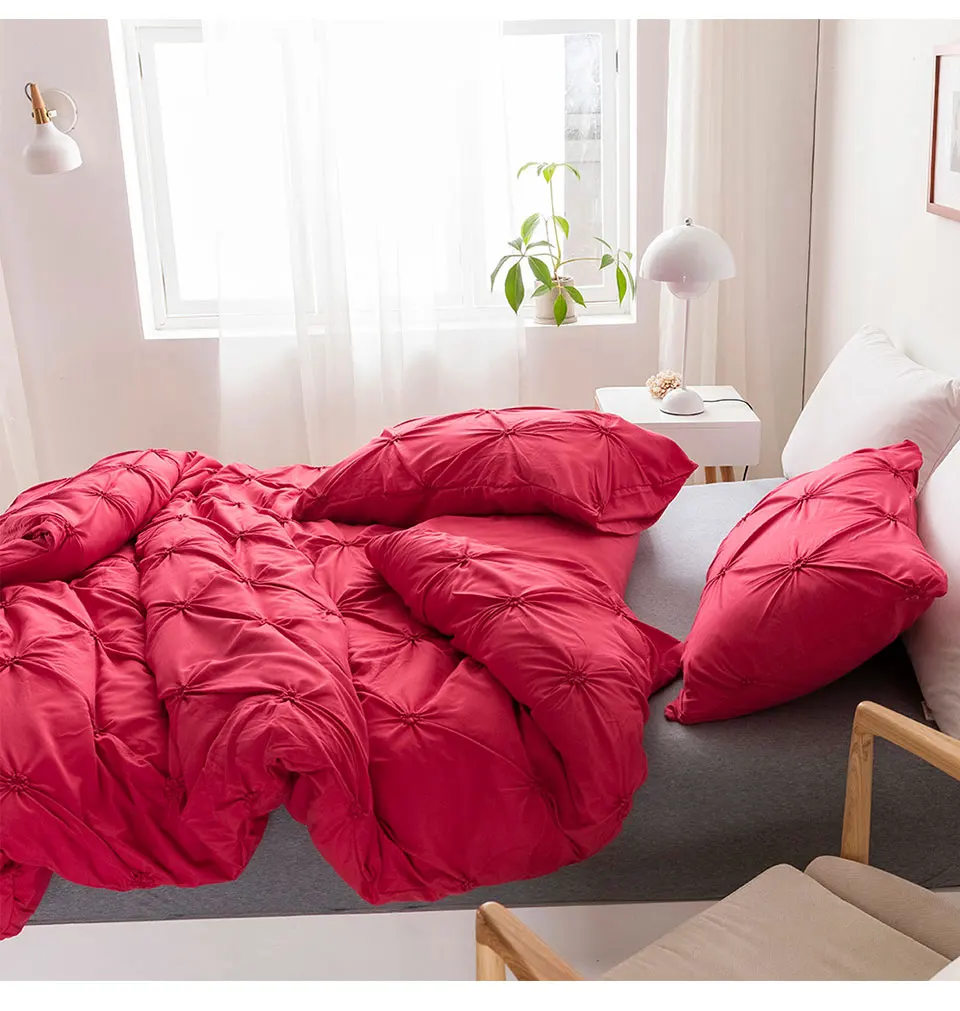 Duvet Cover Bedding Set Twin Queen King Size Quilt Cover Poplin Satin Bed Linen 2 Bedrooms 2xsp Bedclothe 220x240