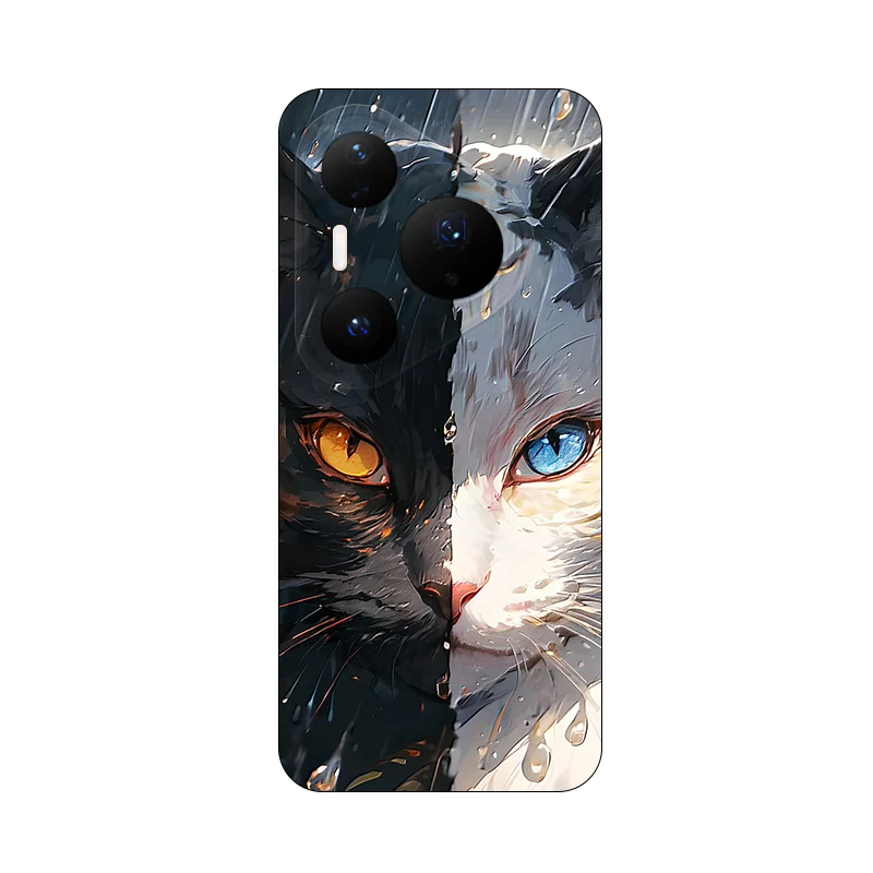 Para Huawei Pura 80 Pro funda de teléfono Panda silicona suave protección completa contraportada para Huawei Pura 80 Ultra 80Pro + Fundas Pura80