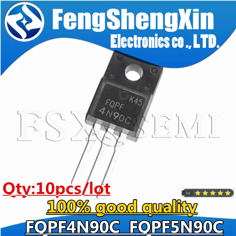 

10pcs/lot FQPF4N90C TO-220F 4N90 4N90C FQPF5N90C 5N90C 5N90 N-Channel MOSFET