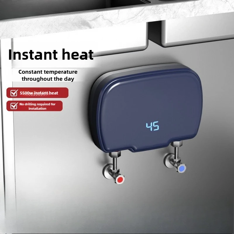 Instant Water Heater Shower Kitchen Treasure Shower Household Kitchen Bathroom Quick Heating Electric Water Heater Shower Set