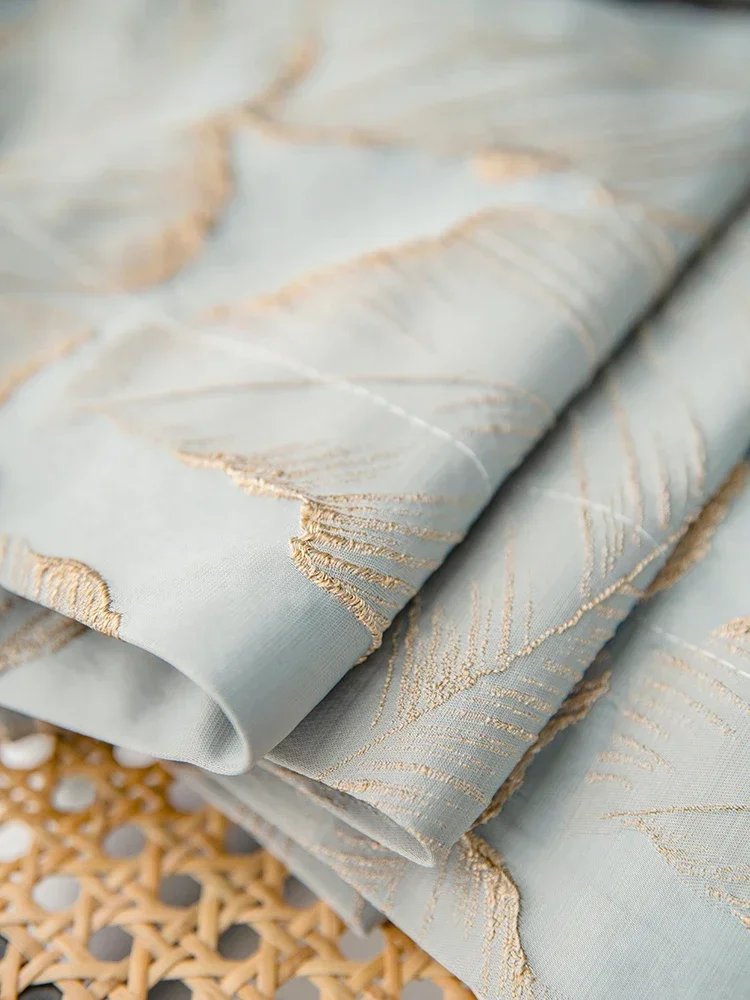 

1PC High-end Atmospheric High-precision Jacquard Light Luxury Living Room Bedroom Balcony Decoration Blackout Curtains