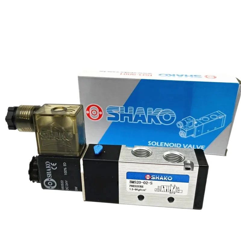 

SHAKO Pneumatic solenoid valve MODEL:BM520-02-S DC24V 5W