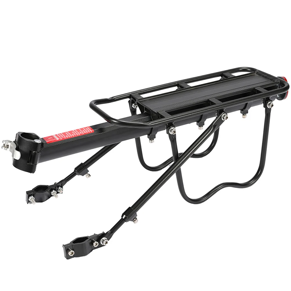 Fahrrad-Heckträger, Aluminiumlegierung, langlebig, leicht, geeignet für Rennrad, Mountainbike, Gepäckhalter im Freien