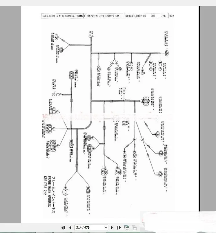 

Полное руководство по ремонту AutoDVD Linkbelt, руководство по деталям, схема электрического цепи