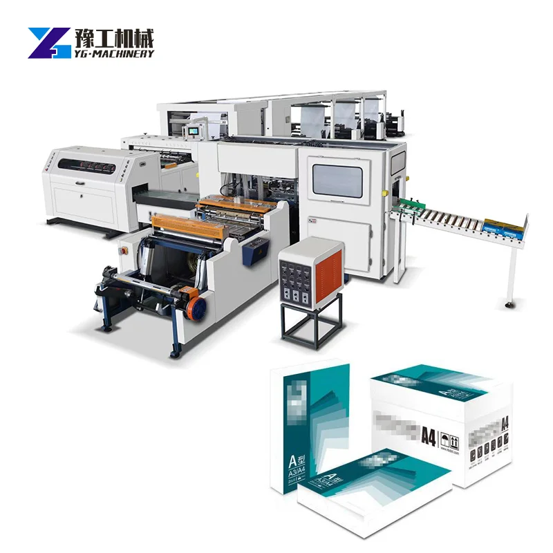 Automatic Electric Fabric Label A4 Paper Roll Slitter Cutter A4 A3 Business Card Paper Cutting Machine/card Cutter