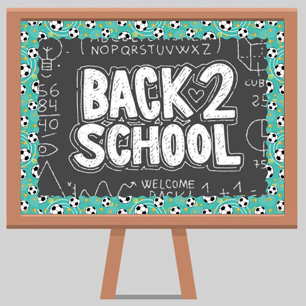 

60 Sheets Sports Bulletin Board Sticker Football Basketball Borders for Classroom Bulletin Board Decorations Sports Theme