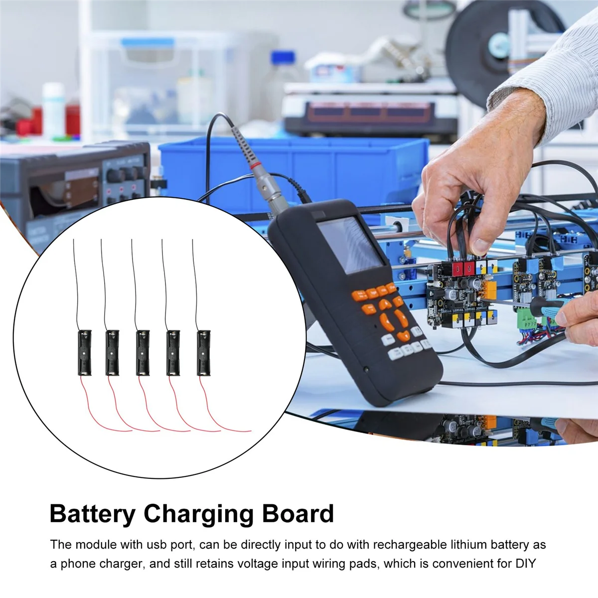 Placa de carregamento de bateria de lítio, TP4056, Tipo C USB, BMS, 5V, 1A Li-Ion, Micro-USB Charge, Proteção