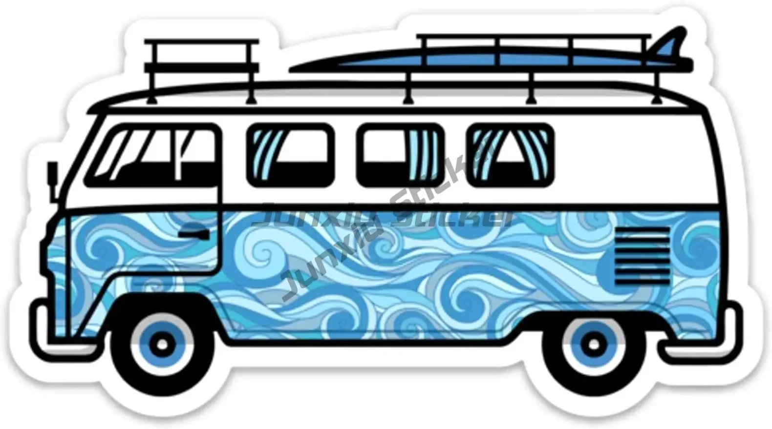 

Stickeroonie Classic Surf Van Vinyl Sticker