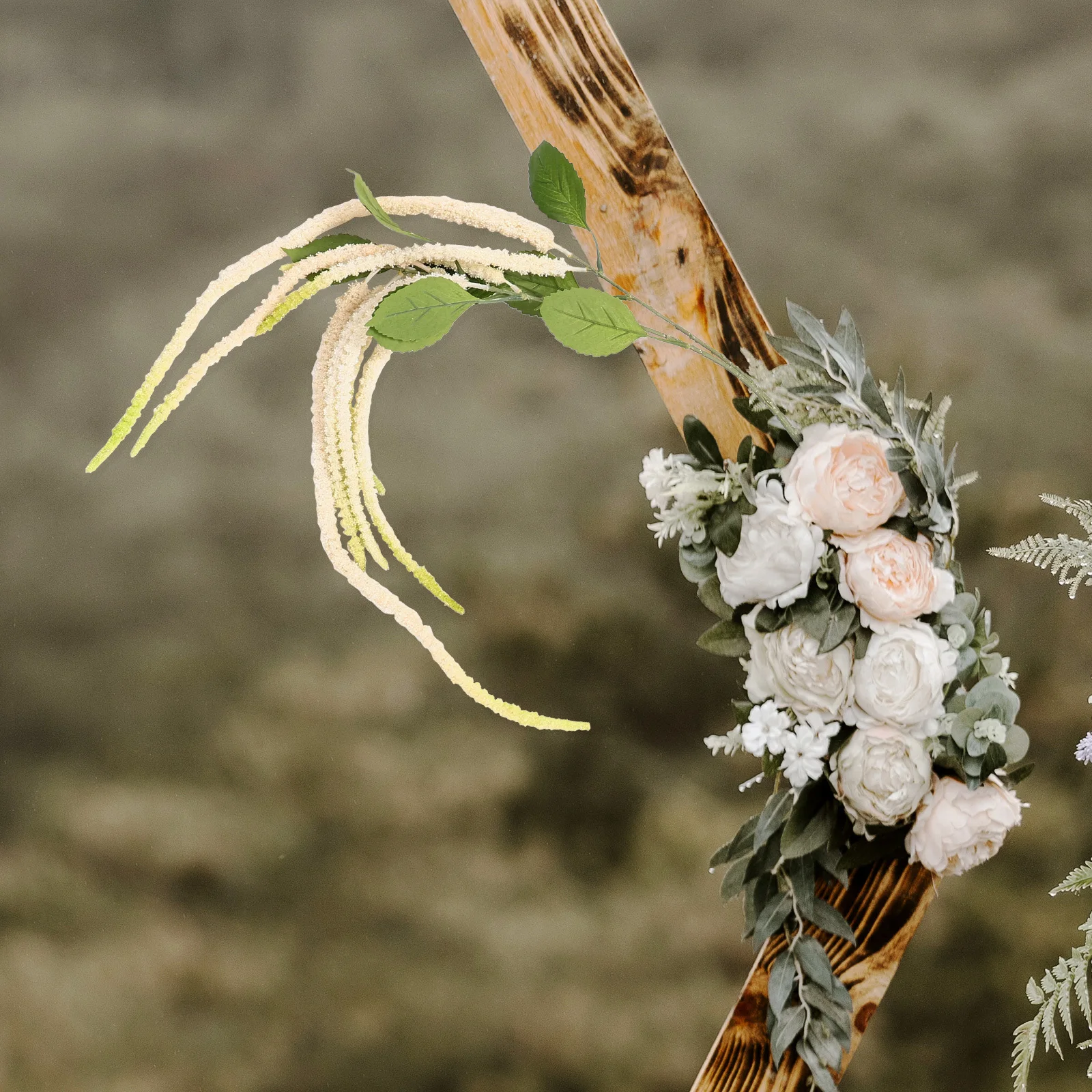 

Simulation Hanging Caudatus Branch Artificial Wedding Decor Ceiling Hanging Flower Arrangement Branch