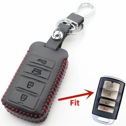 XIEAILI Genuine Leather 4Button Key Case Cover For Kia Cadenza K9 K7 K-04 Sorento K900 New K7