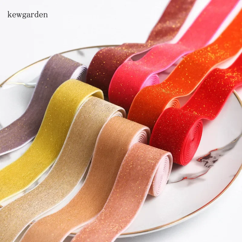 Kewgarden Glitter Velvet Ribbon 1\