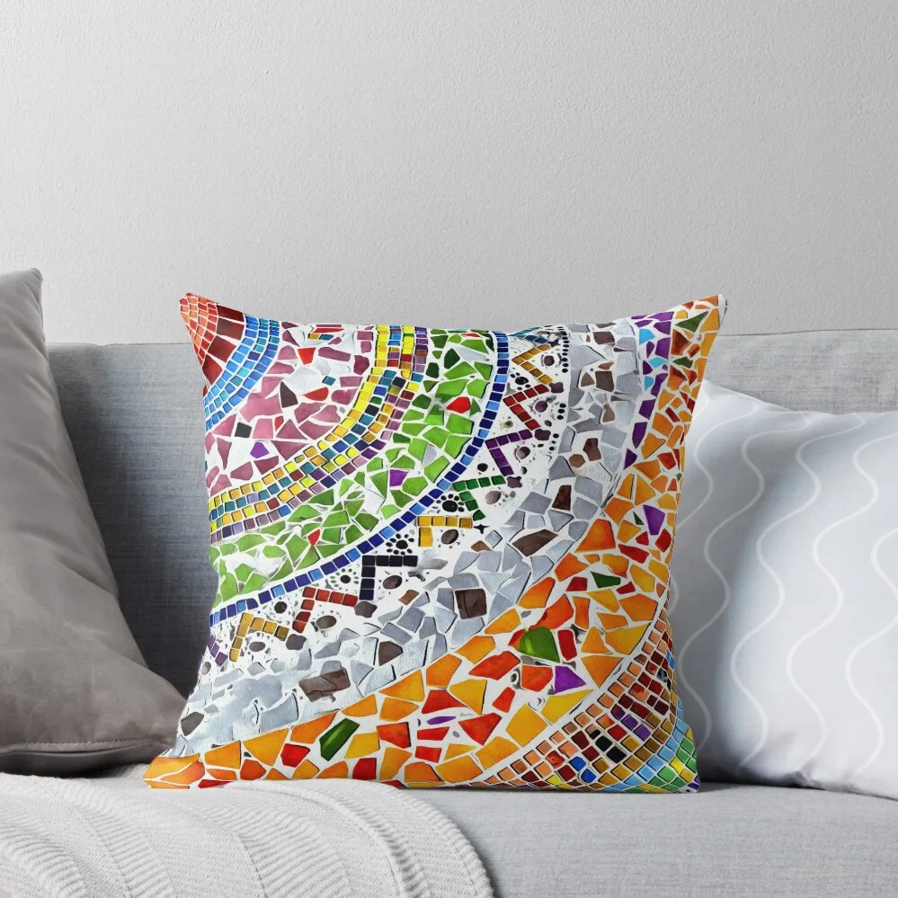 

Gaudi Barselona mosaic Throw Pillow luxury sofa pillows Cushions Christmas Pillowcase ornamental pillows pillow