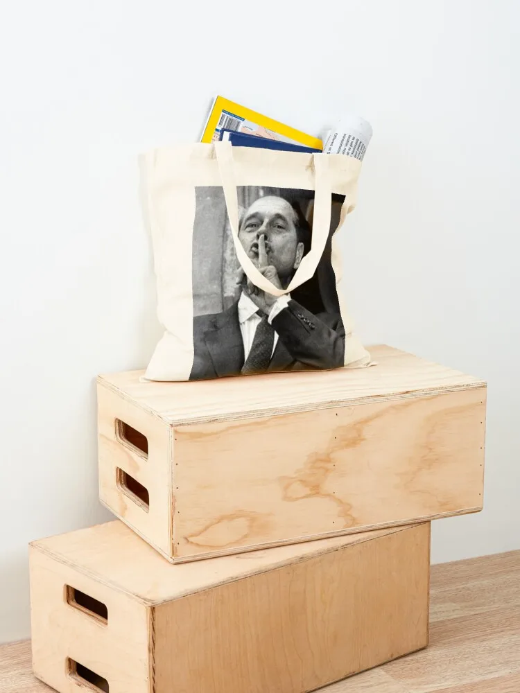 Jacques Chirac french swag Tote Bag tote bags aesthetic sacs de shopping bag for beach bags luxury women