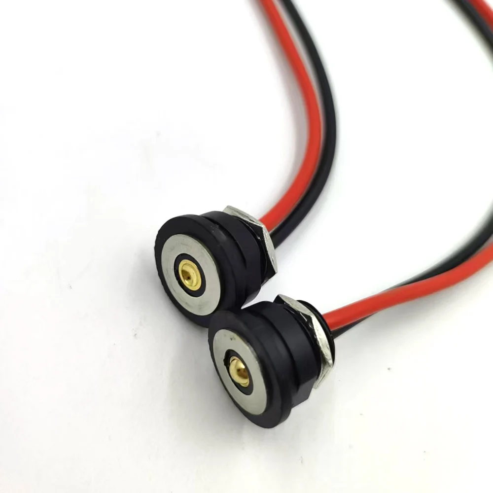 

Magnetic charging cable, single-core contact, Pogopin connector, high current 10A, male and female connectors, data cable
