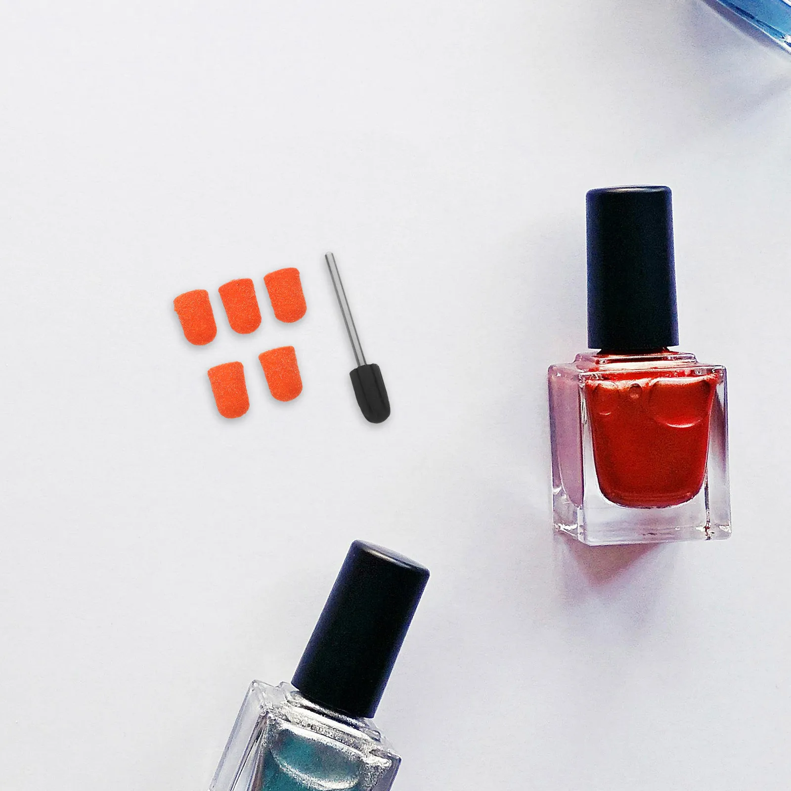 Grit fino de 7Mm para uñas de Gel acrílico, bandas de lijado para manicura y pedicura, herramientas para el cuidado de los pies