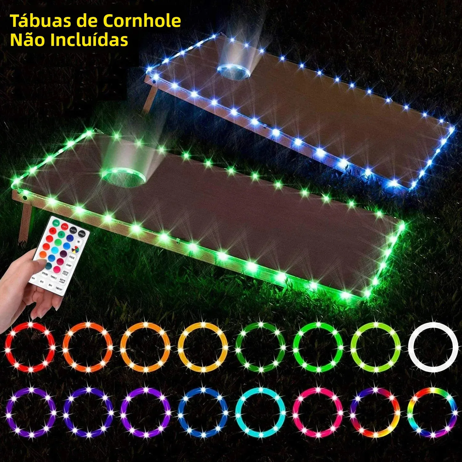 luzes-led-para-cornhole-17-cores-controle-remoto-de-24-teclas-funcionamento-a-pilhas-A-prova-d'Agua-multimodo-decoracao-para-festas-ao-ar-livre