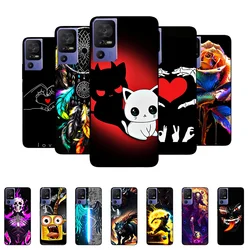 For TCL 40 SE Case 6156A Funny Cute Silicone Soft Back Case for TCL 40 SE 40SE Cover TCL40SE Shockproof Bumper