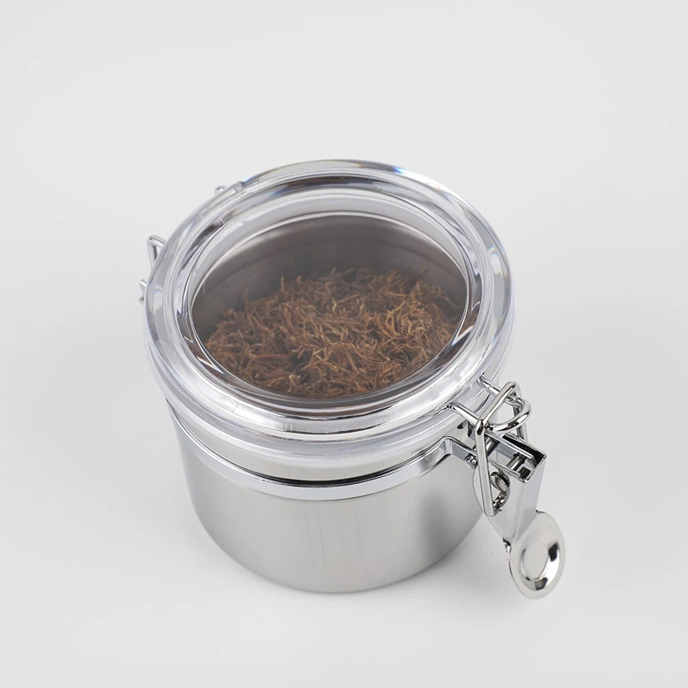 

5 Inches Stainless -keeping Can Coffee Bean Storage Cans Sealed Jar Airtight Container