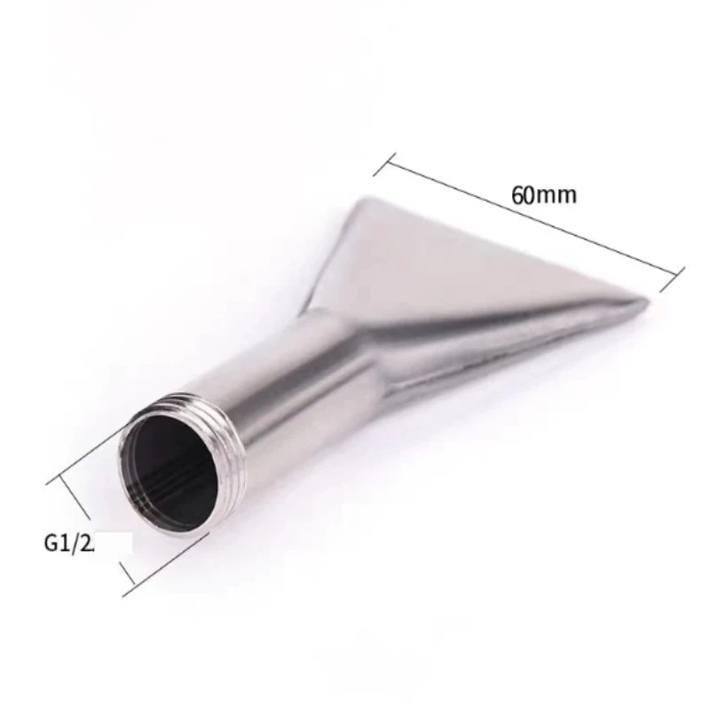 Stainless Steel Flat Nozzle Foam Cleaning Car Wash Spray Gun nozzle Sprayer Fertilizer Nozzle duckbill spray car wash connector
