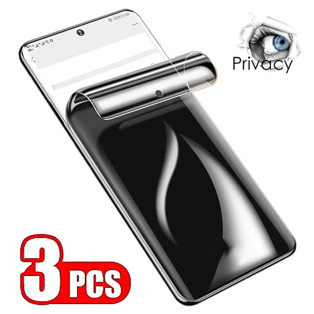 

3PCS Privacy Hydrogel Film For Samsung Galaxy A55 A54 A13 A53 A12 A22 M12 M51 A51 A35 A72 A71 A14 S10E Anti Spy Screen Protector