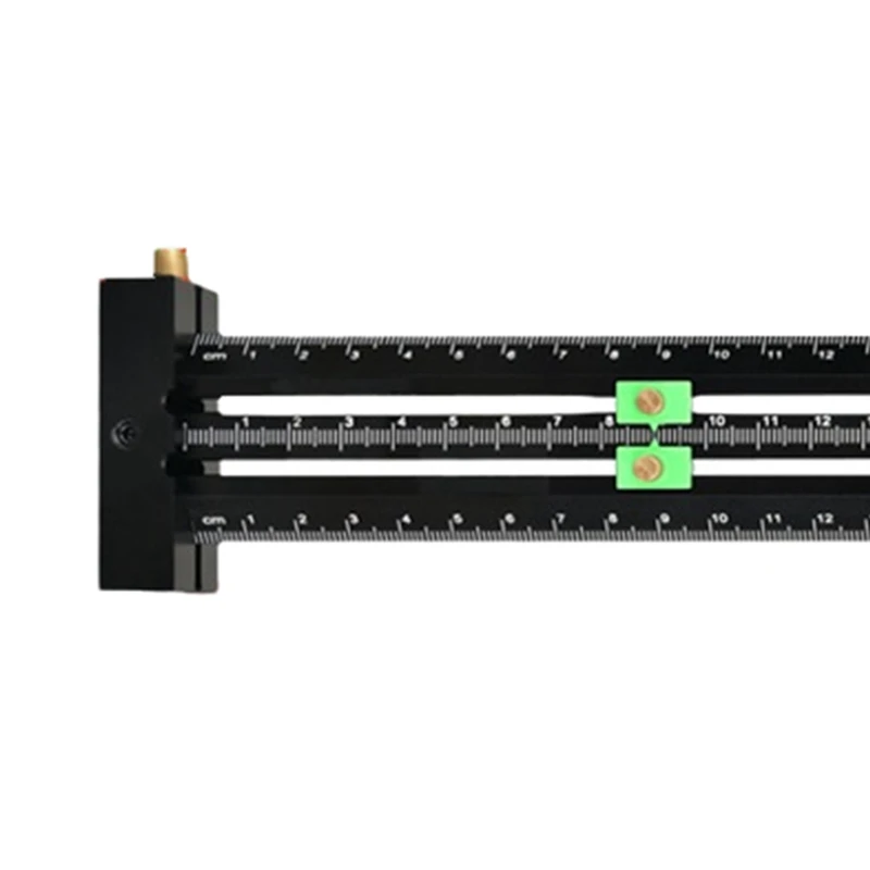 A81M New Vertical Marking T-Type Hole Marking Mark/T-Type Double-Line Ruler With Steel Needle/Parallel Marking Ruler
