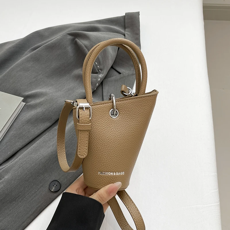 

Irregular Handbag Women's Bag Trend Crossbody Mini Bag Lady Girls Fashion Phone Bag Purse Khaki Black Pink Clutch Bag Totes
