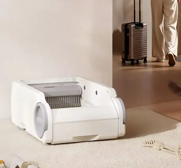 NEW  Anti Splash Automatic Cleaning Cat Litter Box Toilet Intelligent Cat Litter Box Large Size