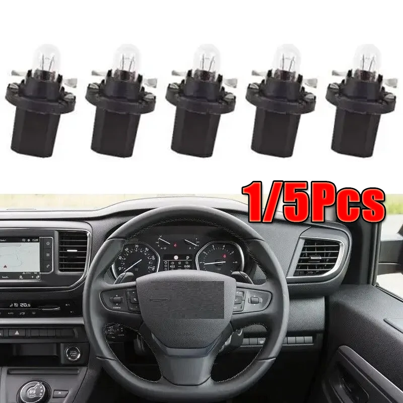 1/5Pcs Heater Climate Control Unit Light Bulb For Vauxhall Vivaro Renault Citroen Automotive Dash Light Replacement Parts