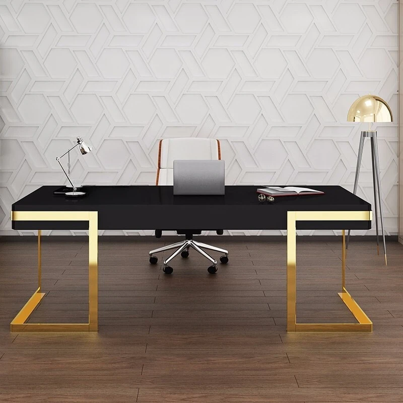 

Boss desk simple modern president manager desk and chair combination