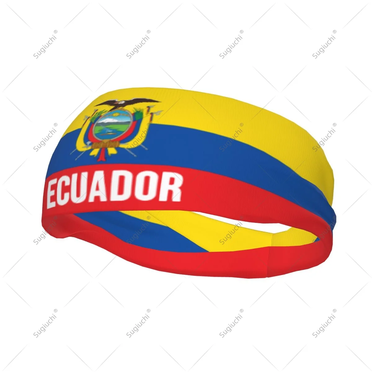 

Эластичные широкие повязки на голову с флагом Эквадора для мужчин и женщин, для йоги, фитнеса, тенниса, бега, занятий в спортзале