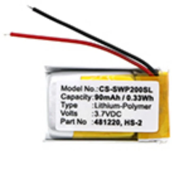 Cameronsino Samsung Wireless Headset 90mAh battery  481220, AHB601218, B481220, HS-2 for  WEP-200, WEP-210, WE-P301