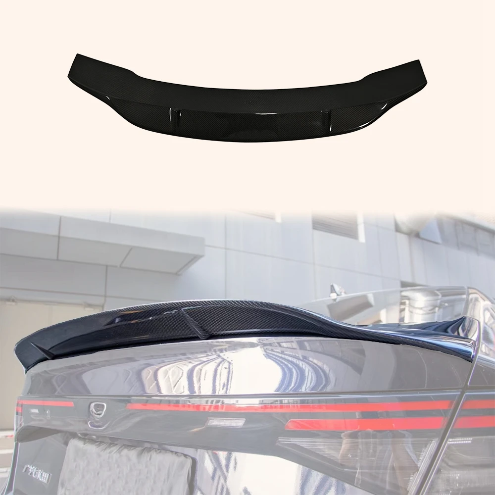 

For Honda Accord 2023+ 11th Carbon Fiber Duck R Style Rear Spoiler Wing Lip