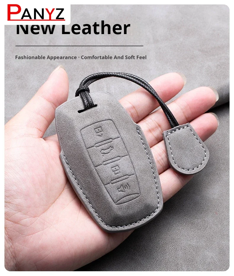 Car Key Case Cover Shell Holder Protector For Trumpchi GAC GS4 GM8 GA3 GA6 SGS7 GA4 GS5 GS3 Empow J11 J12 J13 J14 J15 Legend GS8