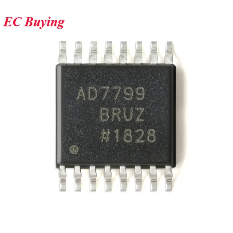 5Pcs/1pc AD7799BRUZ-REEL AD7799 BRUZ AD7799B AD7799BRUZ TSSOP-16 24-bit Σ-Δ Analog-to-digital Converter ADC Chip IC New Original